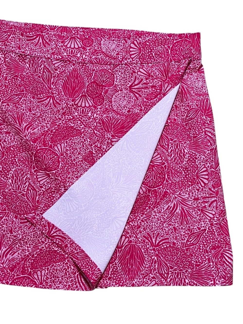 RipSkirt WAILEA Wrap Skirt Med Pink Floral Beach Cover Up Resort Adjustable - Picture 4 of 13